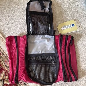 - eBags toiletry kits new pack it flat red